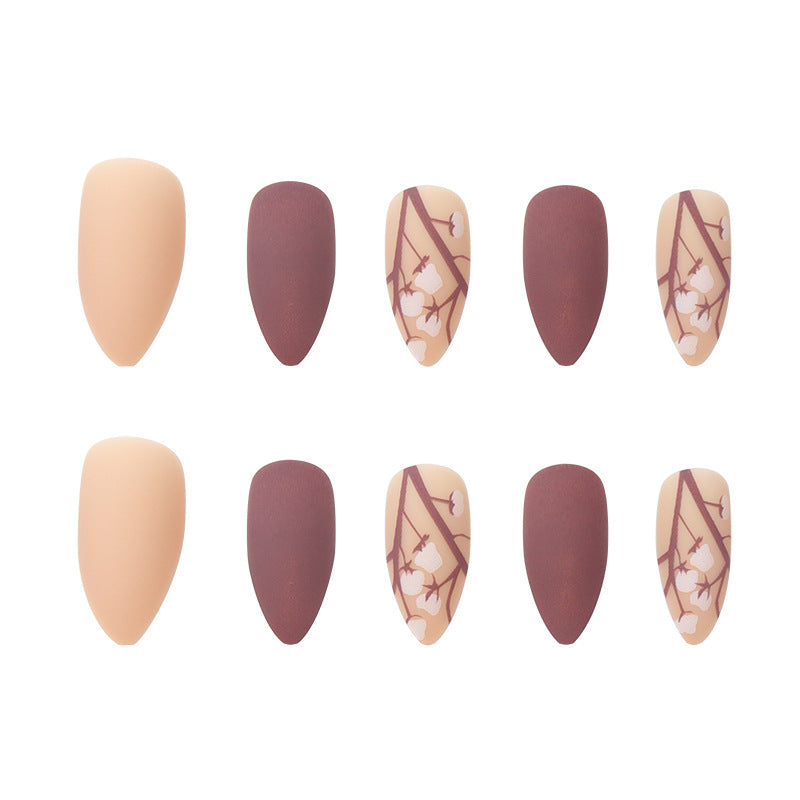 Stylish Matte Stiletto Press-On Nails Kalsten