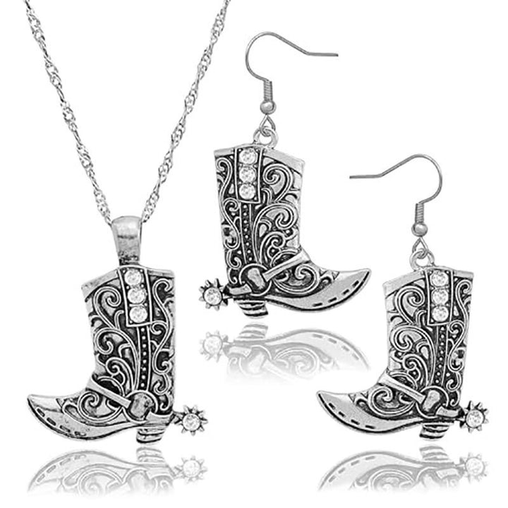 Cowboy Boot Jewelry Set Kalsten
