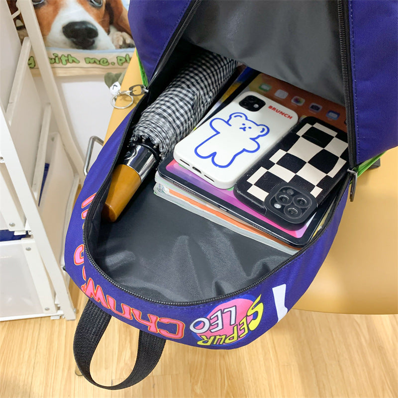 Graphic Print Casual Backpack Kalsten