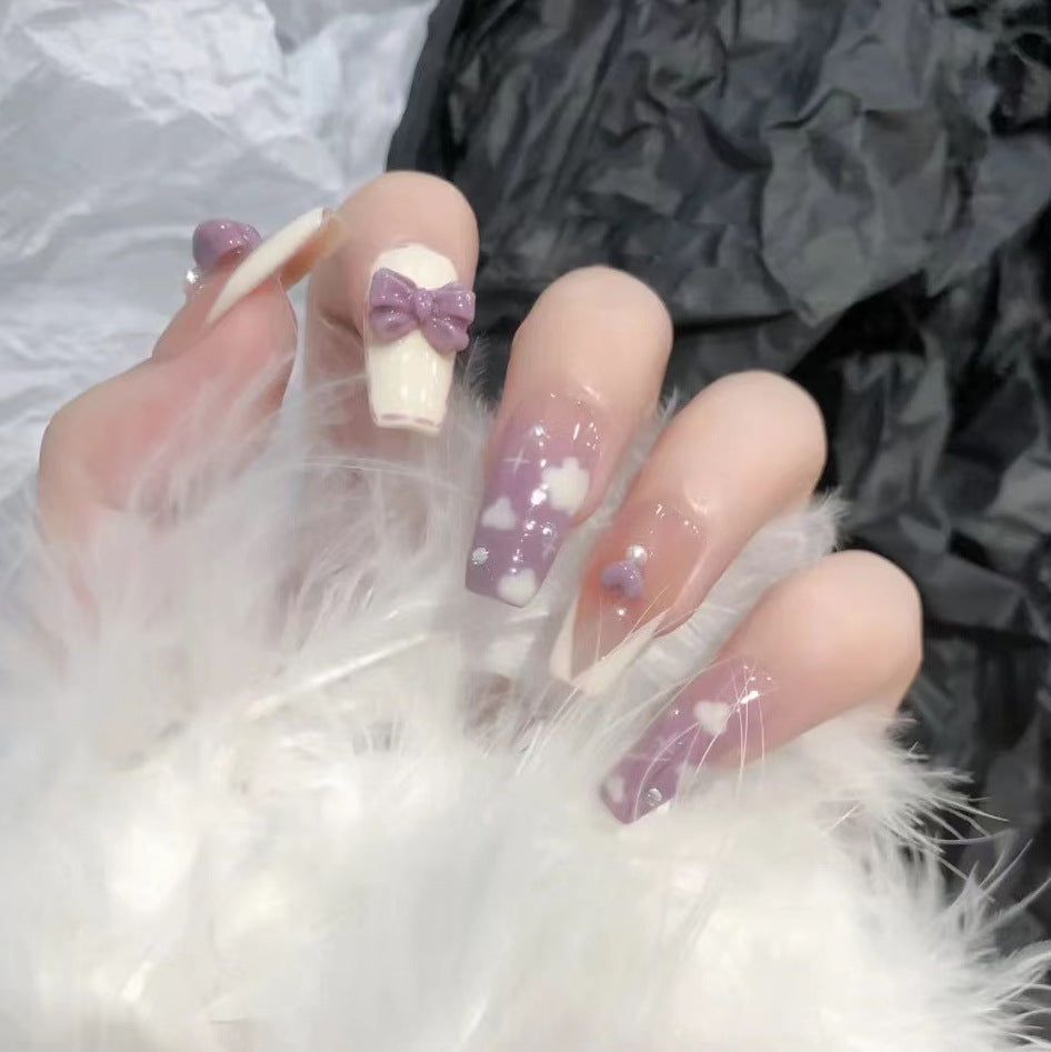 Artistic Cloud Design Nail Art Kalsten