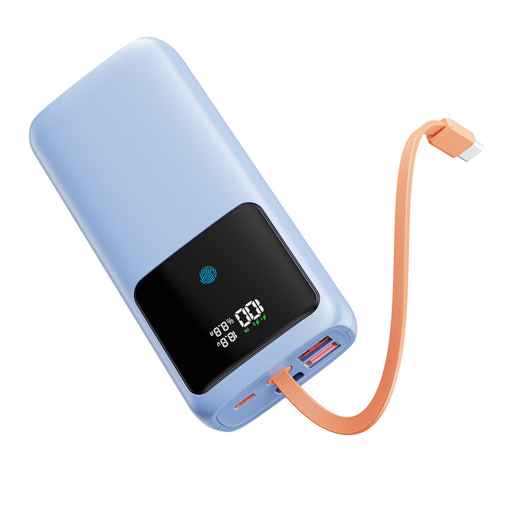 Power bank with integrated LED display and intelligent fast charging port Kalsten