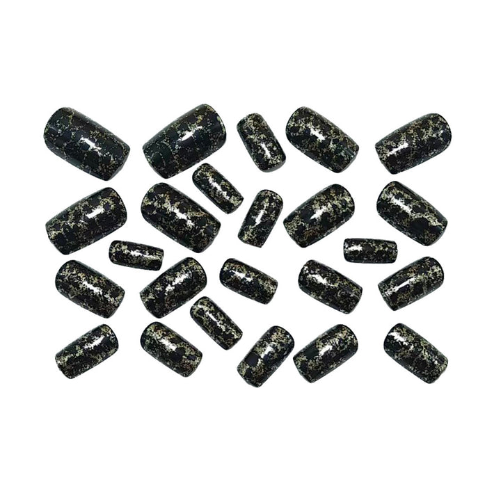 Glamorous artificial nail set with leopard pattern Kalsten