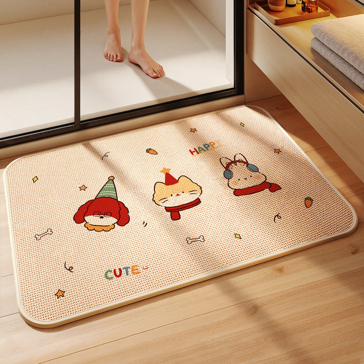 Decorative Bath Mat Kalsten
