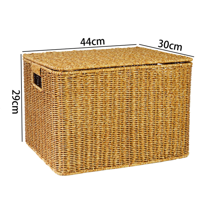 Handwoven Wicker Storage Chest Kalsten