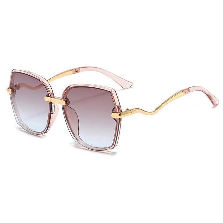 Oversized Geometric Sunglasses Modern Look