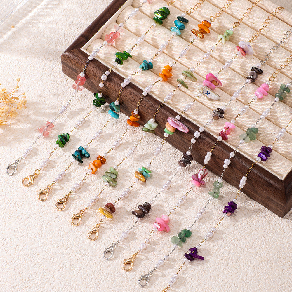 Chic Pearl and Gemstone Bracelet Kalsten