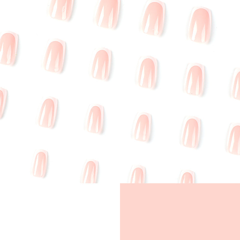 Acrylic nails with elegant French tip Kalsten