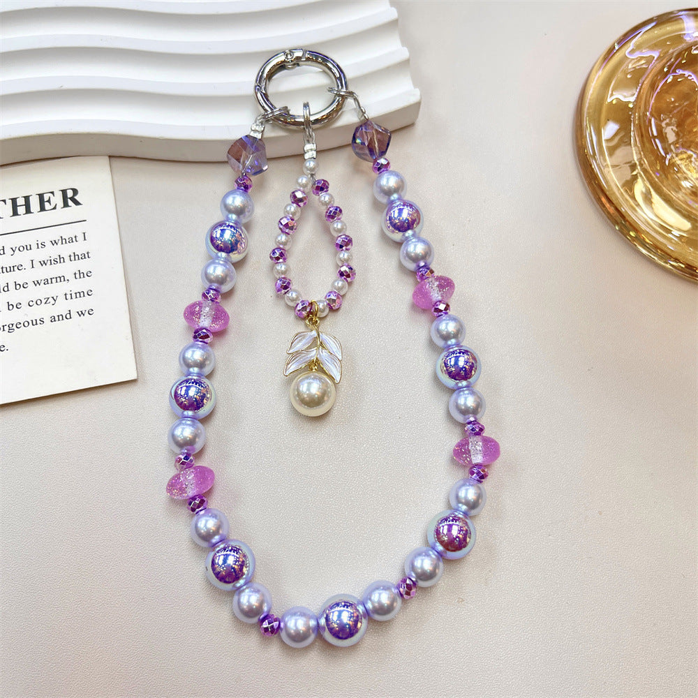 Elegant Pearl Beaded Charm Necklace Kalsten
