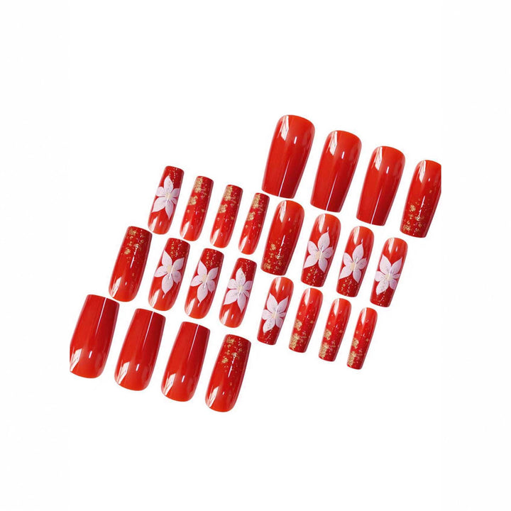 Floral-Design Press-On Nail Art Set Kalsten