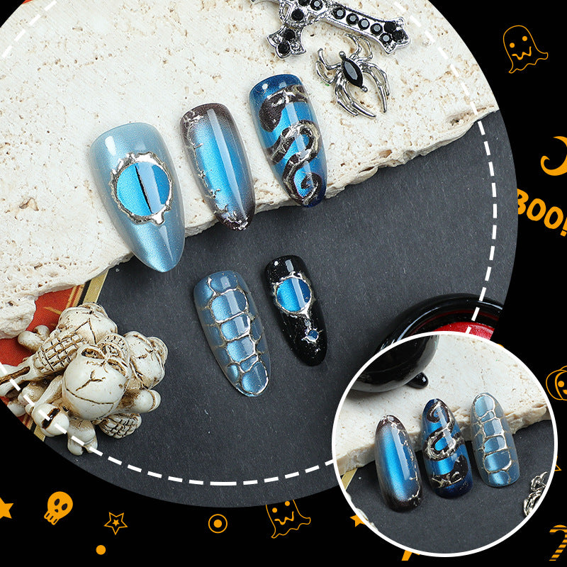 Artistic Themed Press-On Nail Art Set