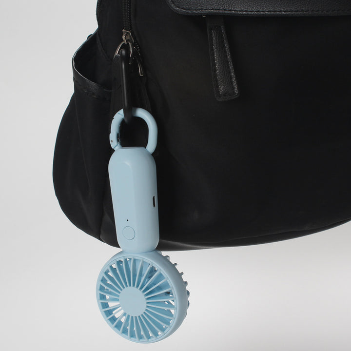Unisex portable mini hand fan with USB charging and carrying strap Kalsten