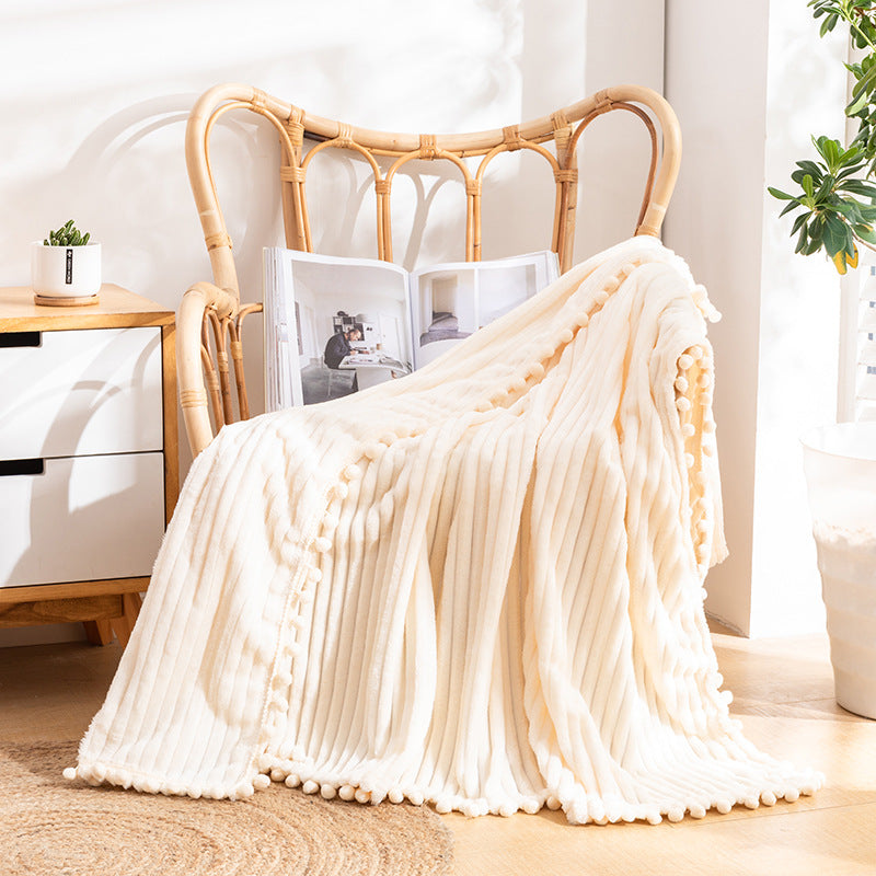 Cozy Textured Throw Blanket