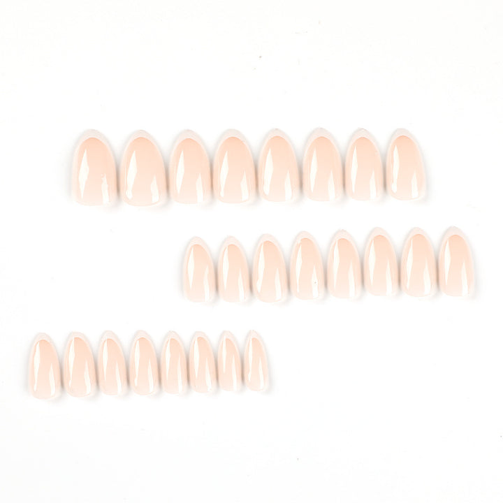 Artistic Nail Extensions in Elegant French Tip Design Kalsten