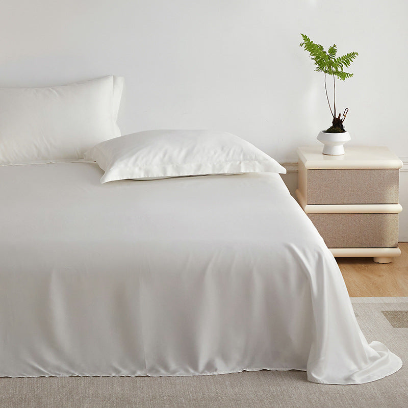 Premium satin bedding set made of microfiber with silky glossy surface