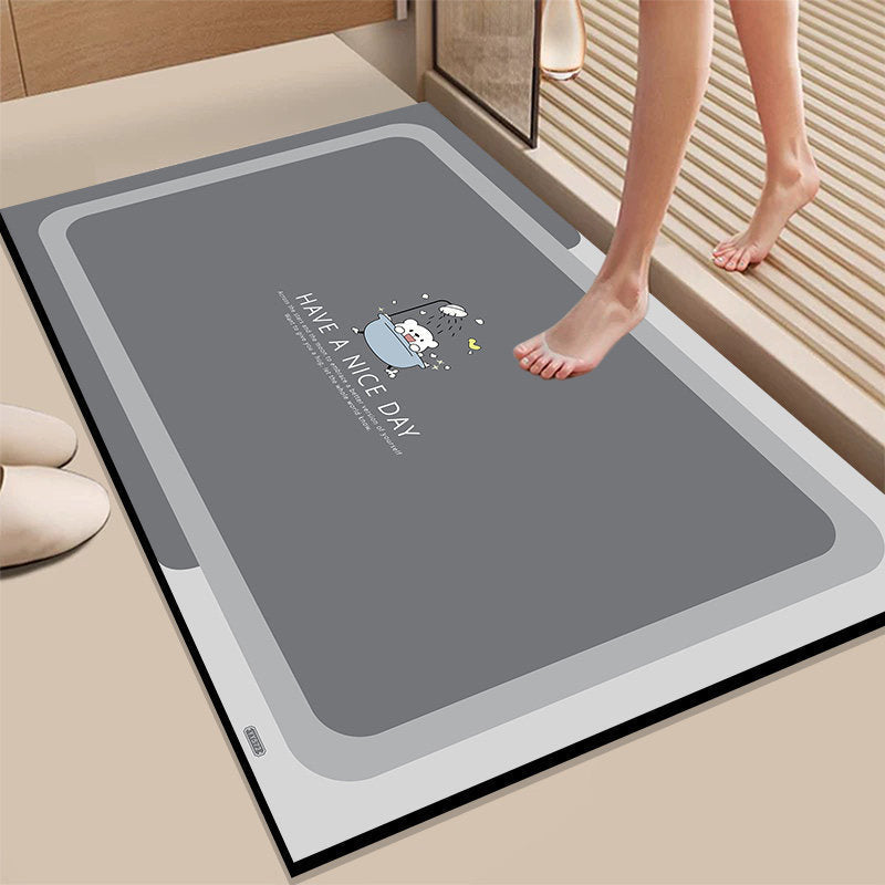 Absorbent Bathroom Mat Kalsten