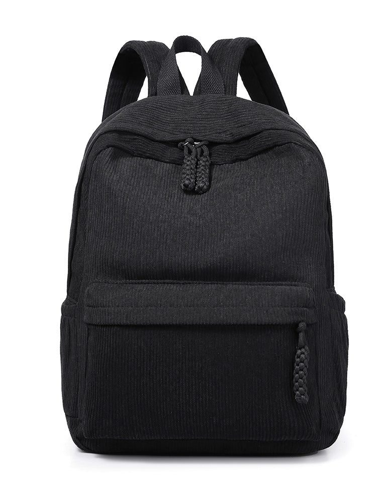 Casual Corduroy Backpack Kalsten