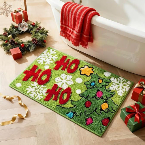 Whimsical Gnome-Themed Bath Mat Kalsten
