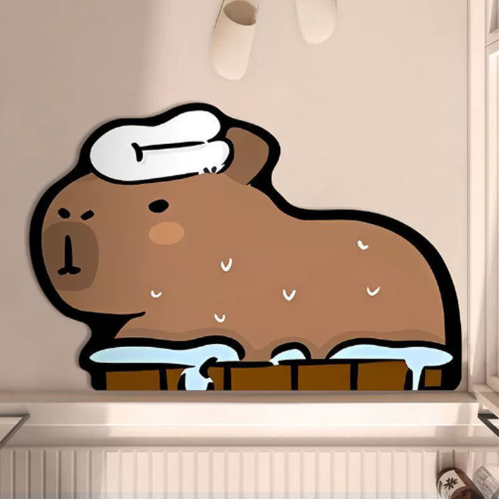 Cute Cartoon Character Bath Mat Decor