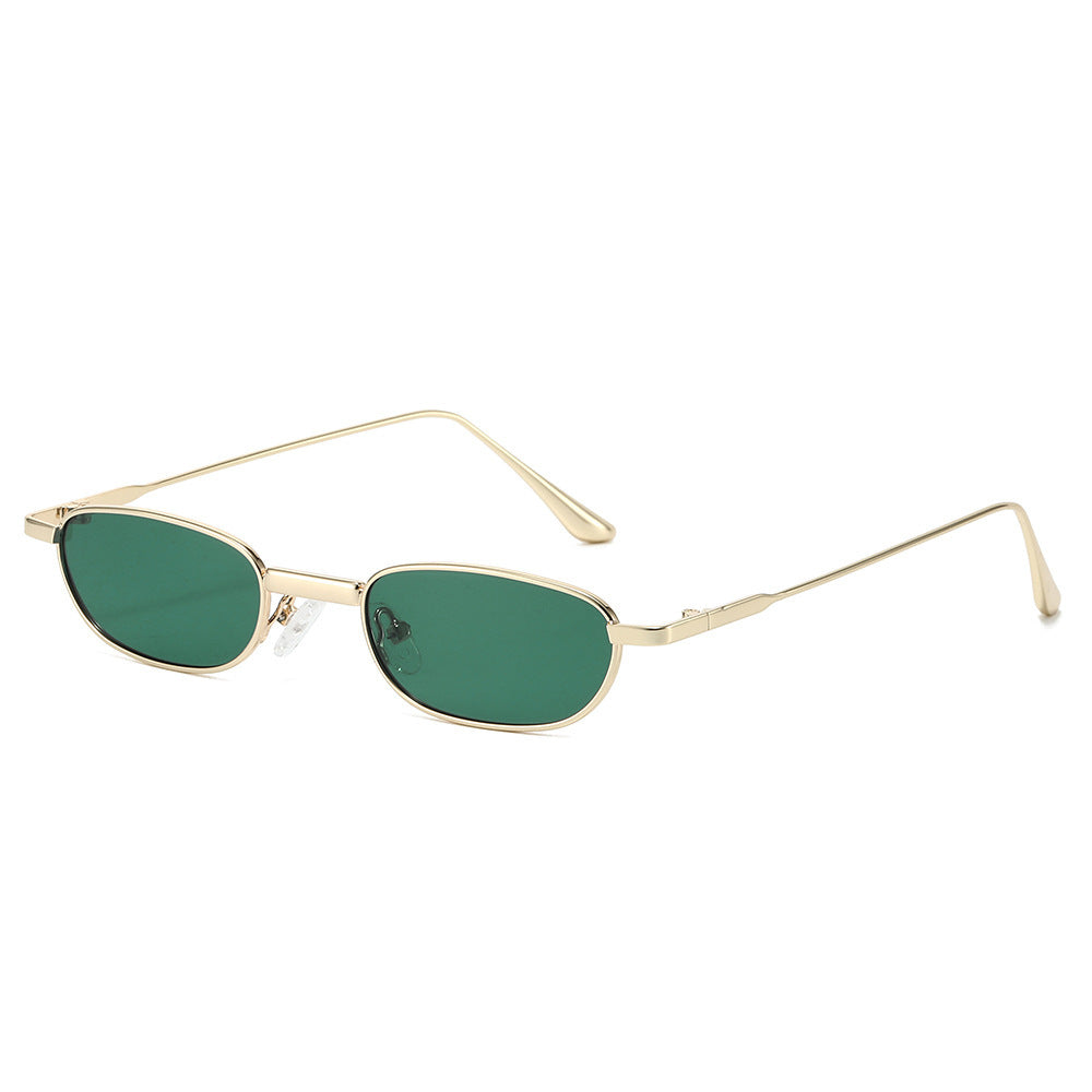 Sleek Minimalist Oval Sunglasses Kalsten