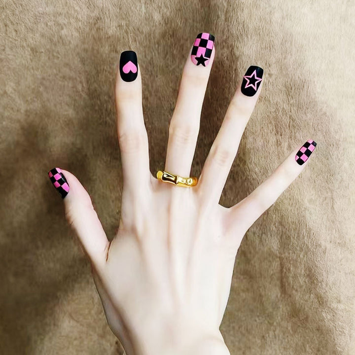 Elegant French Tip Press-On Nail Set Kalsten