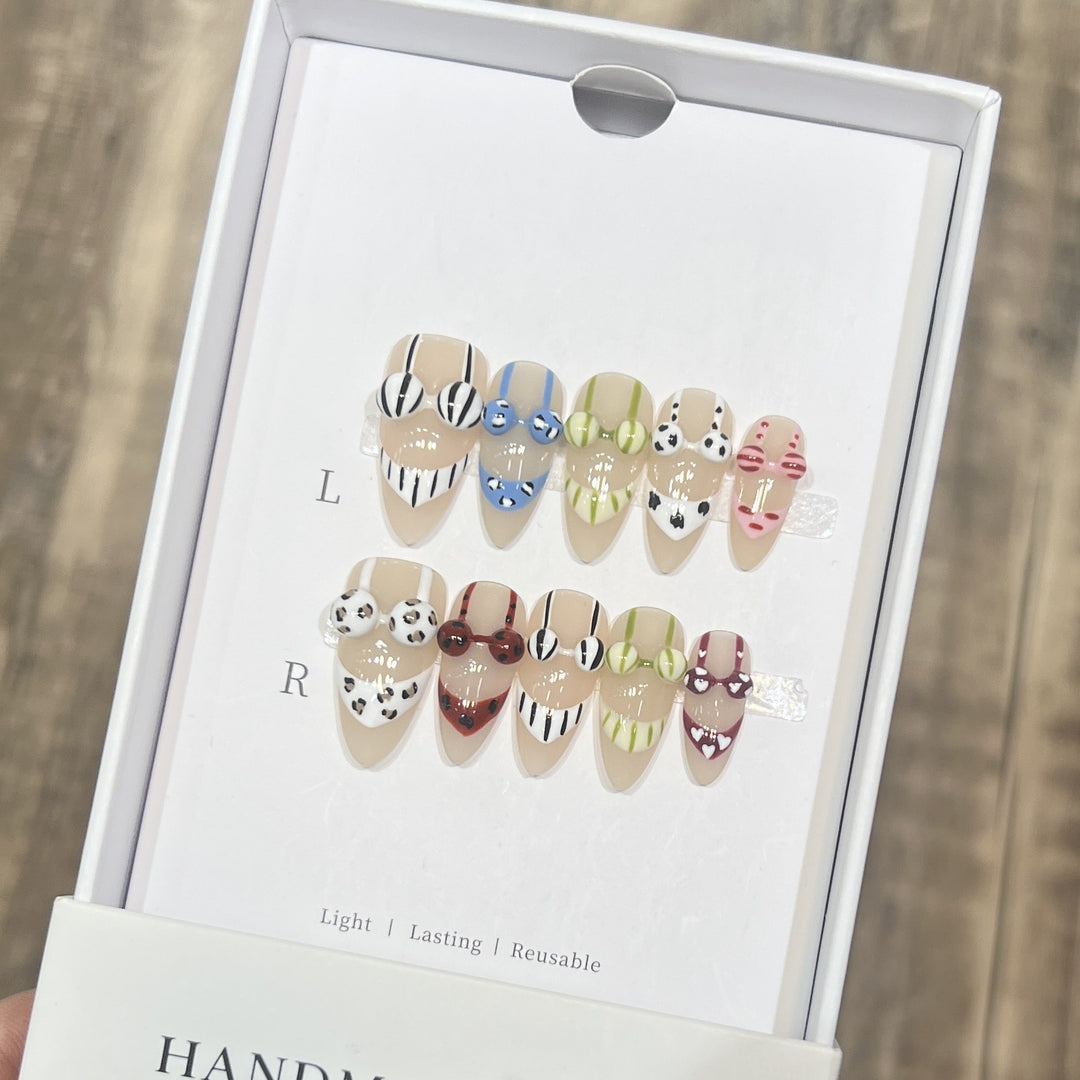 Reusable Press-On Nail Set Kalsten