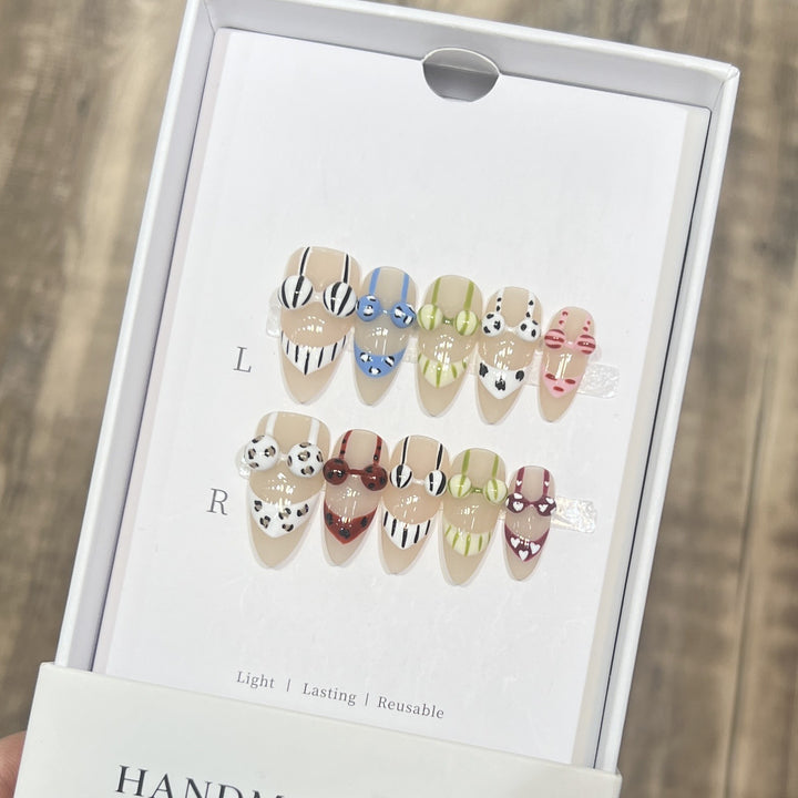 Reusable Press-On Nail Set Kalsten