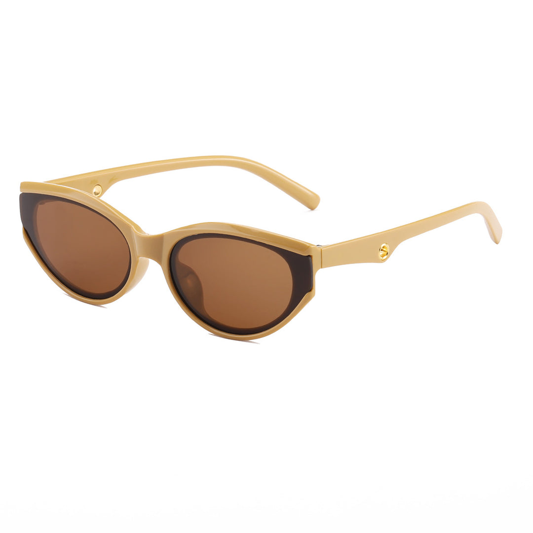 Women's Cat-Eye Sunglasses with Transparent, Modern Design Kalsten