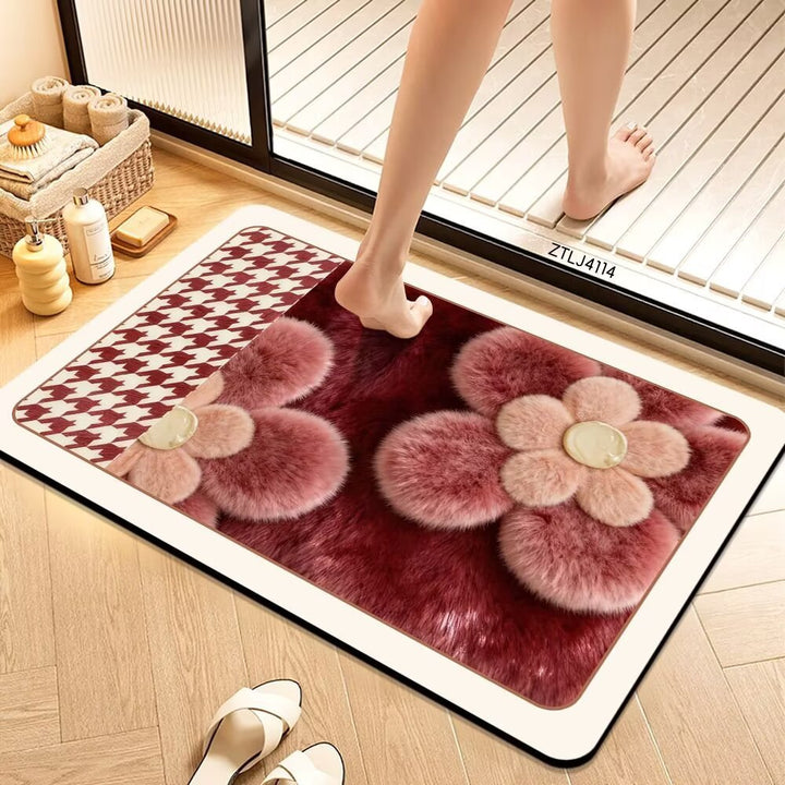 Decorative Bath Mat Kalsten