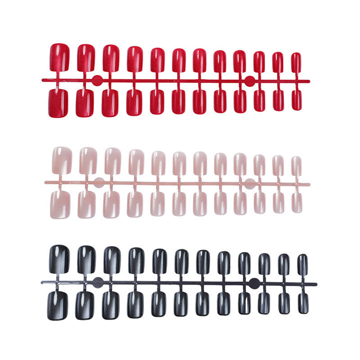 Elegant Press-On Nail Art Set with Sparkling Designs Kalsten