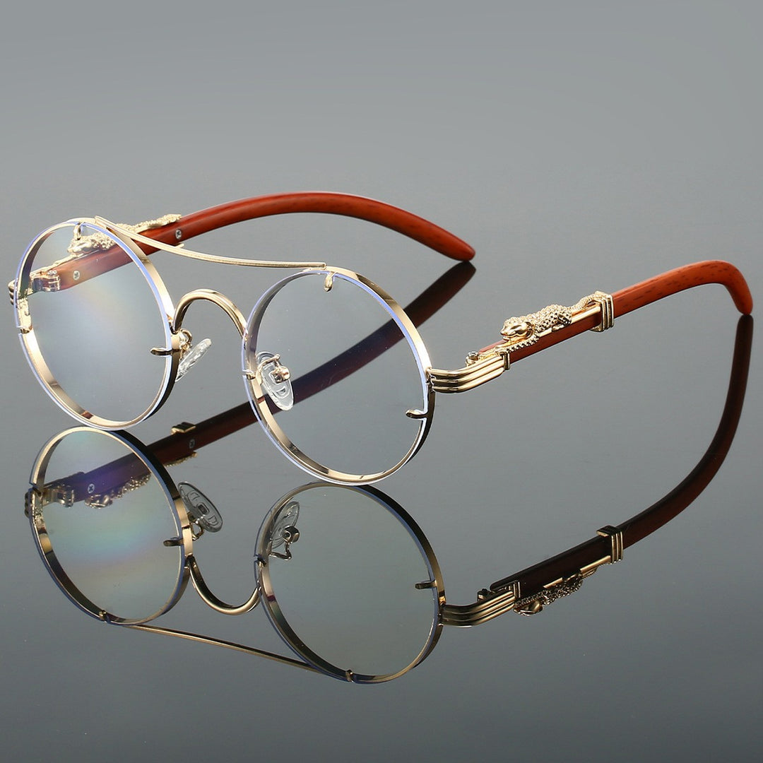 Fashion-Forward Round Frame Sunglasses