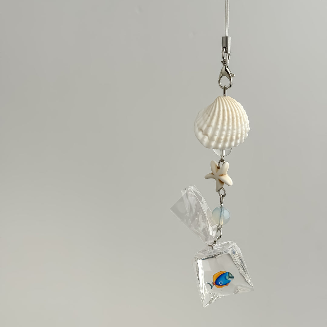 Decorative Sea-Inspired Charm Keychain Kalsten