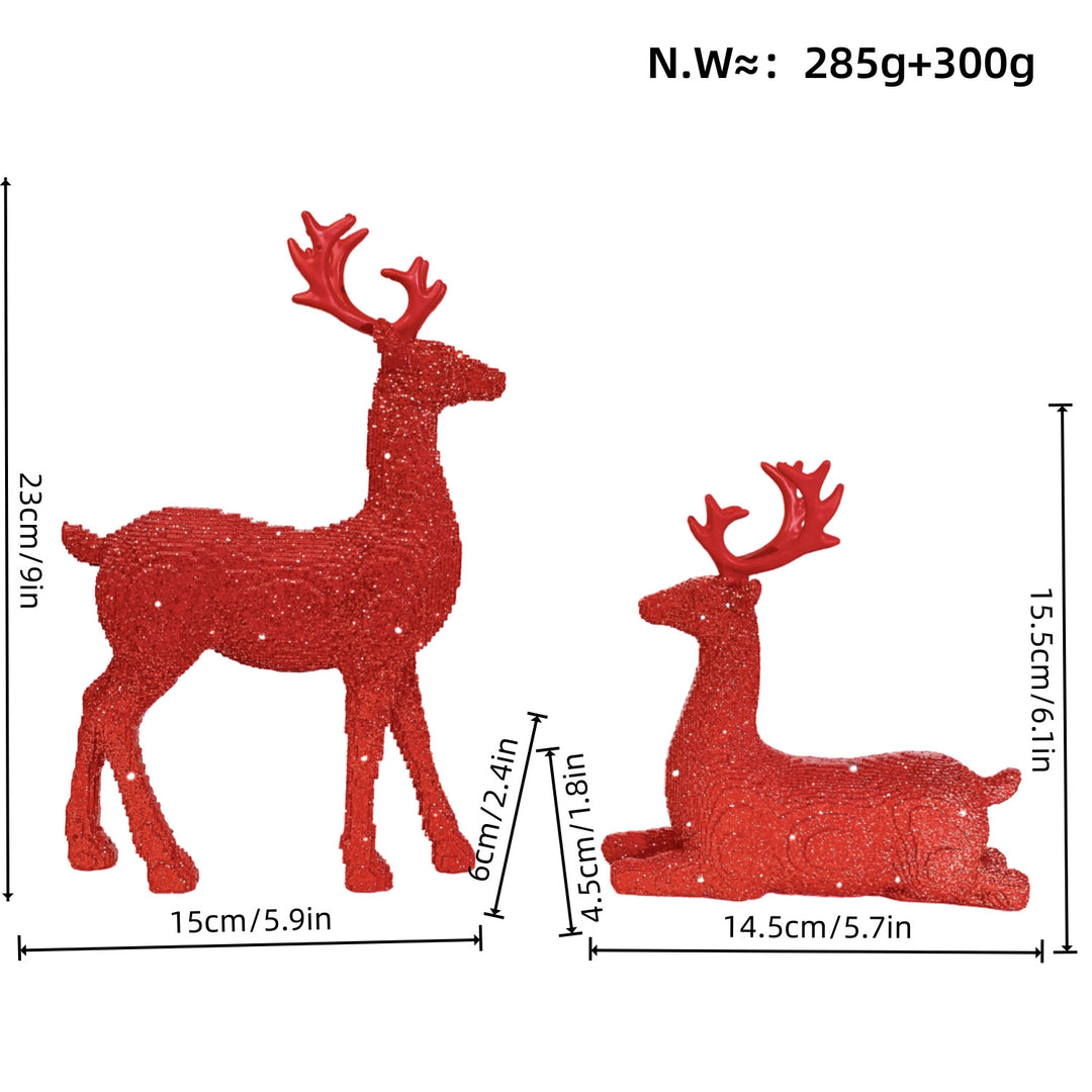 Elegant Christmas decoration in the form of reindeer Kalsten