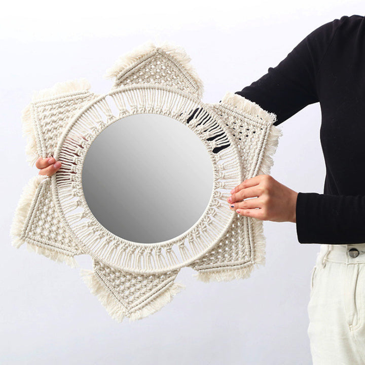Decorative Macramé Wall Mirror