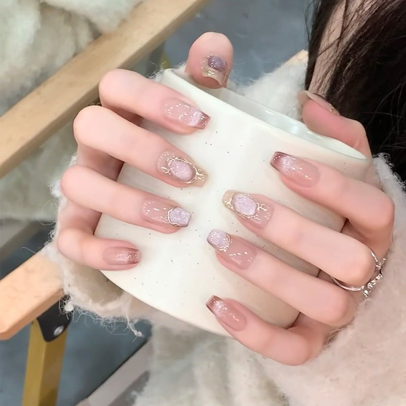 Decorative Press-On Nail Art Set Kalsten