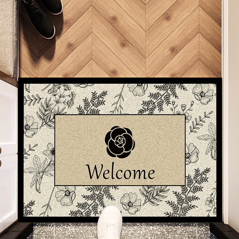Elegant Textured Welcome Mat