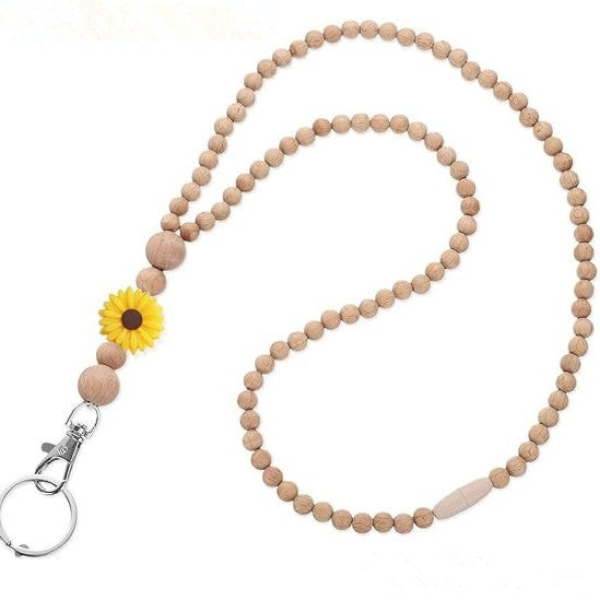 Decorative Beaded Keychain Lanyard Kalsten