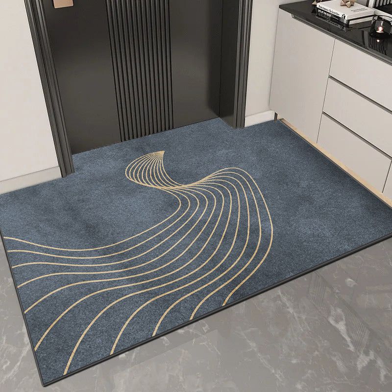 Decorative Half-Circle Entrance Mat