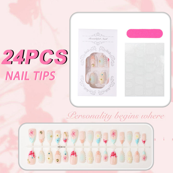 Creative Glitter Nail Tips Set Kalsten