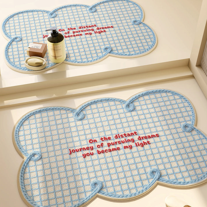 Heart-Patterned Bathroom Mat Kalsten