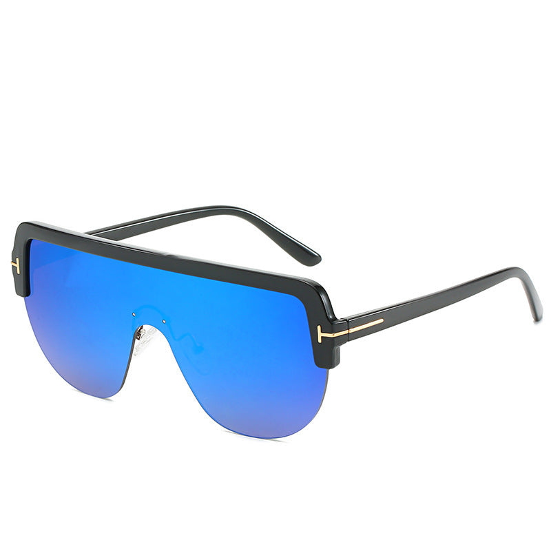 Contemporary Full-Frame Shield Sunglasses Kalsten