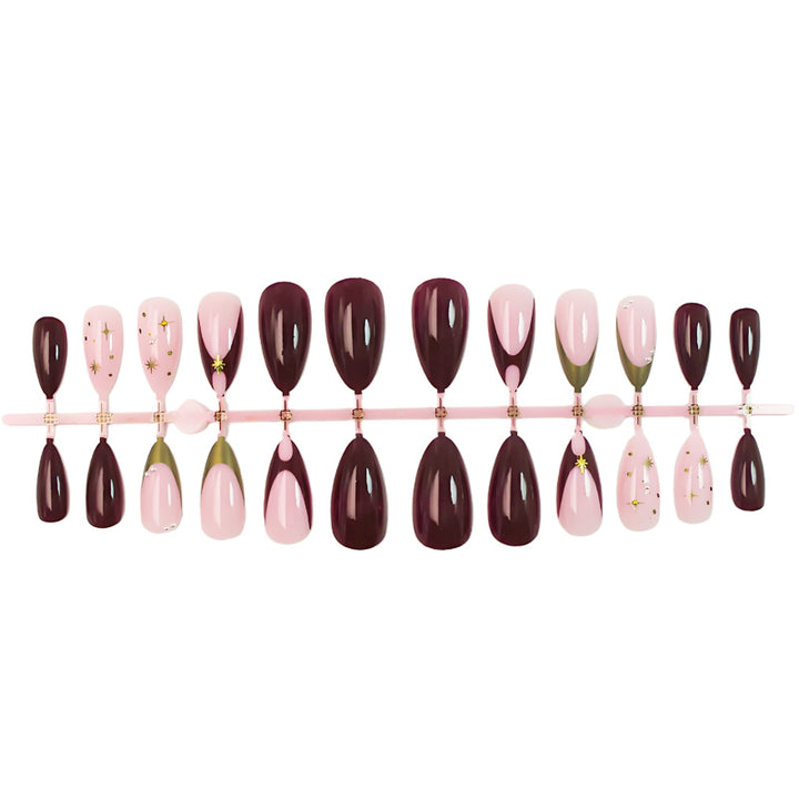 Nail art set with glamorous design elements and elegant accents Kalsten