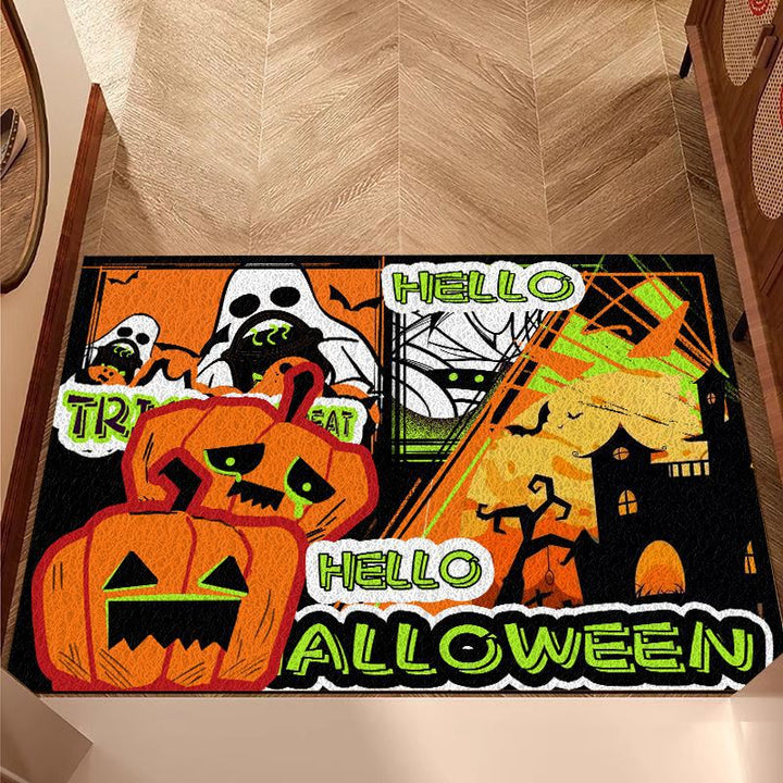 Halloween-Themed Decorative Doormat