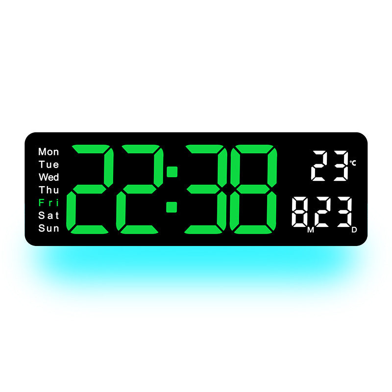 Digital LED Alarm Clock with Temperature and Day of the Week Display Kalsten