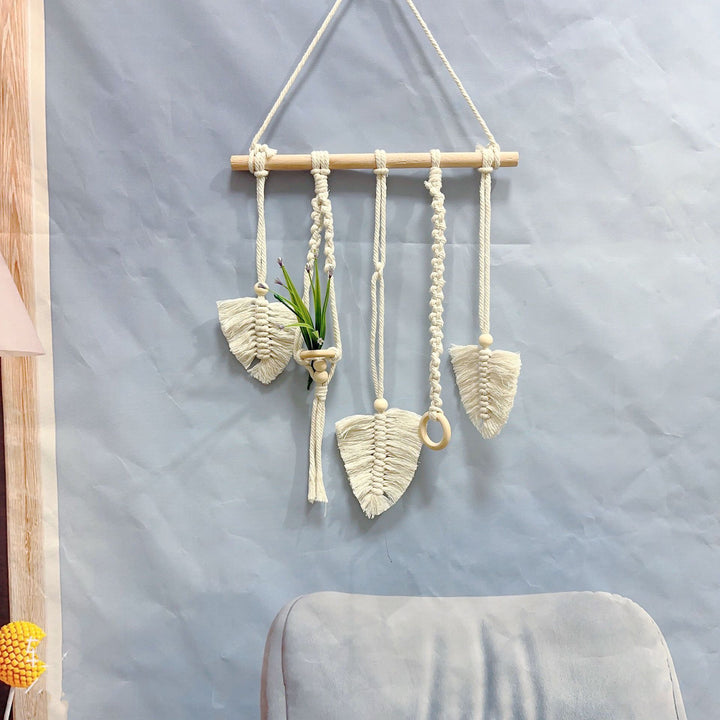 Decorative Macrame Leaf Wall Hanging Kalsten