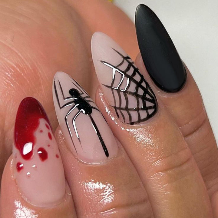 Artistic Abstract Press-On Nail Set Kalsten