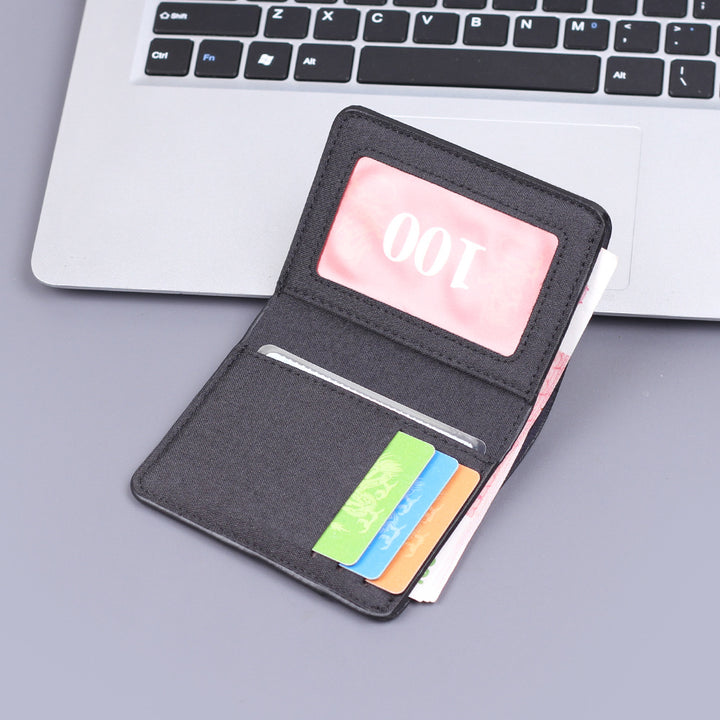 RFID-Safe Fabric Card Holder