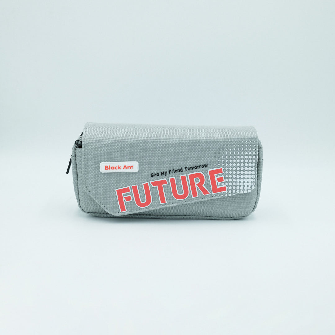 Creative Graphic Zippered Pencil Case