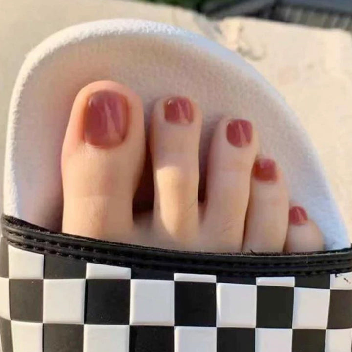 Premium Glossy Press-On Toenails Kalsten