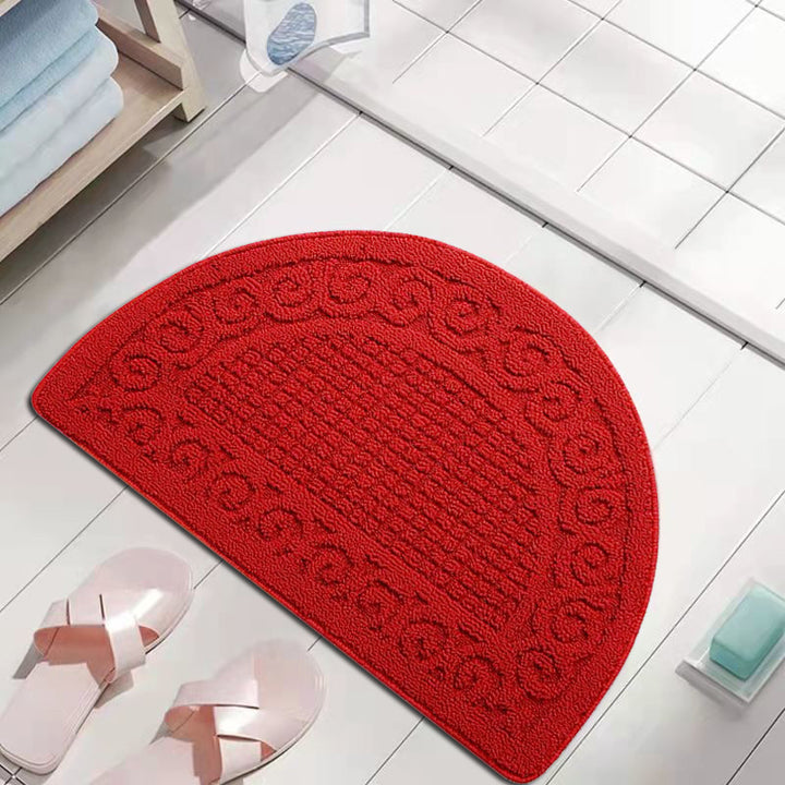 Decorative Half-Moon Shower Mat Kalsten