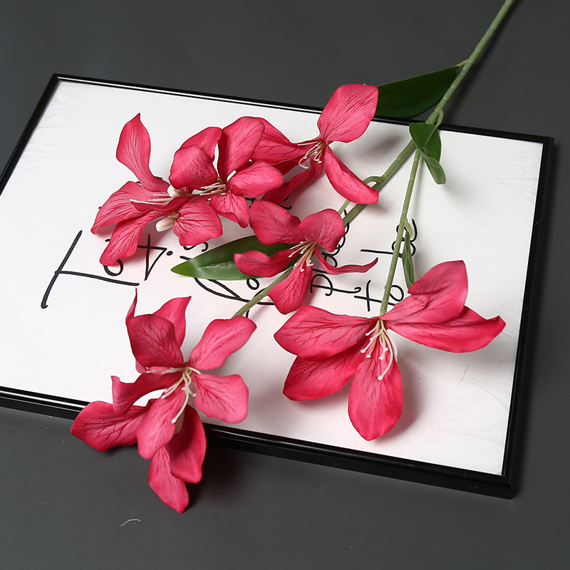 Decorative Fabric Carnation Stem for Home Display